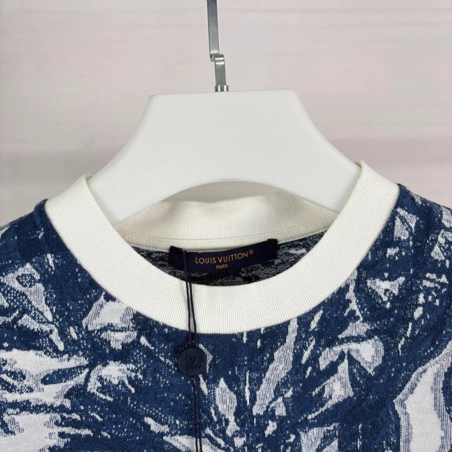Louis Vuitton LV seaweed plant print short tee S new Italy 100% cotton Size US S / EU 44-46 / 1 - 3 Thumbnail