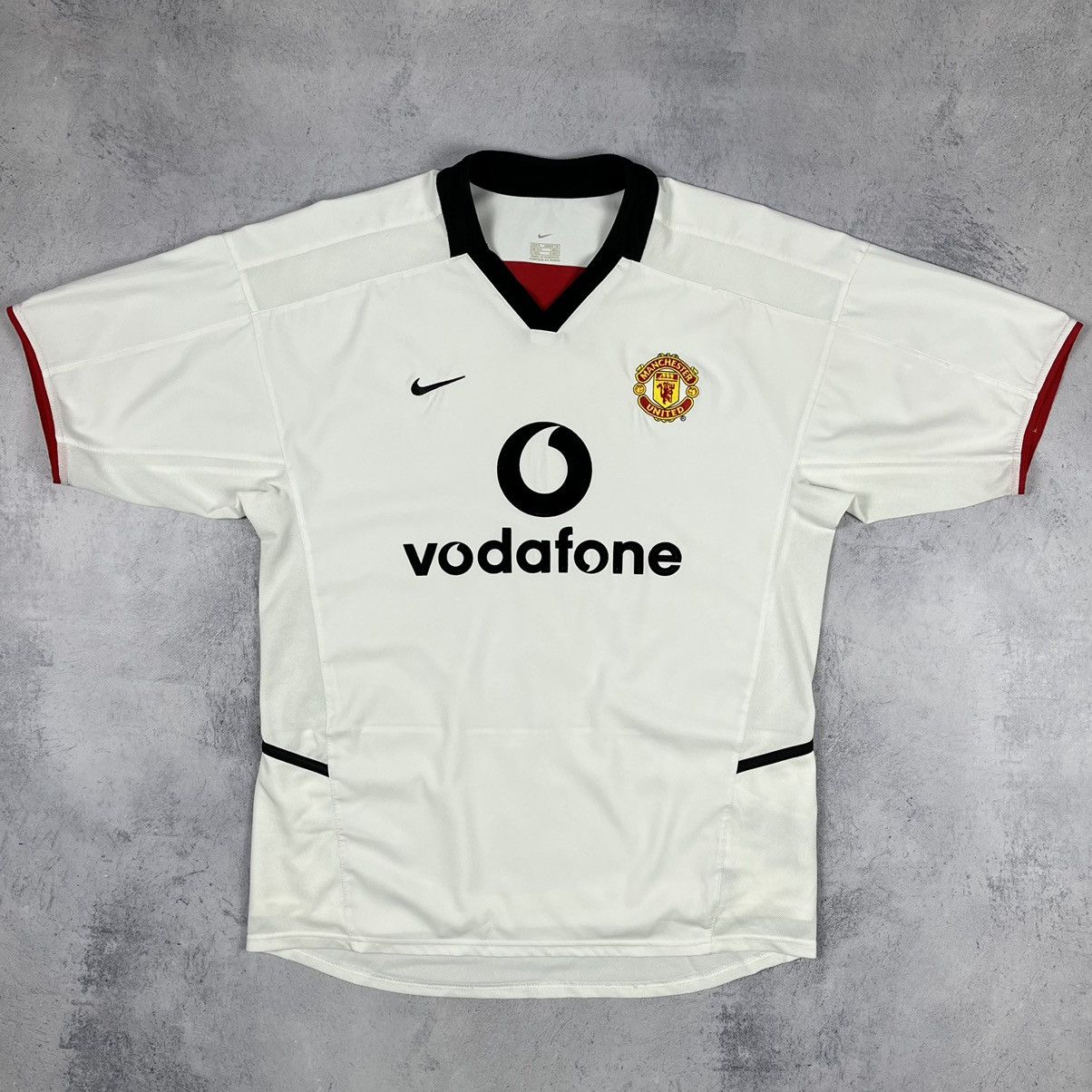 Nike Vintage Nike Manchester United away soccer jersey tee 2002 Size US M / EU 48-50 / 2 - 2 Thumbnail