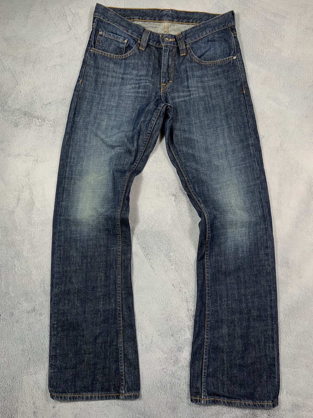 Japanese Brand × Vintage Vintage Y2KJapanese Straight denim jeans faded style size 32 Size US 32 / EU 48 - 4 Thumbnail