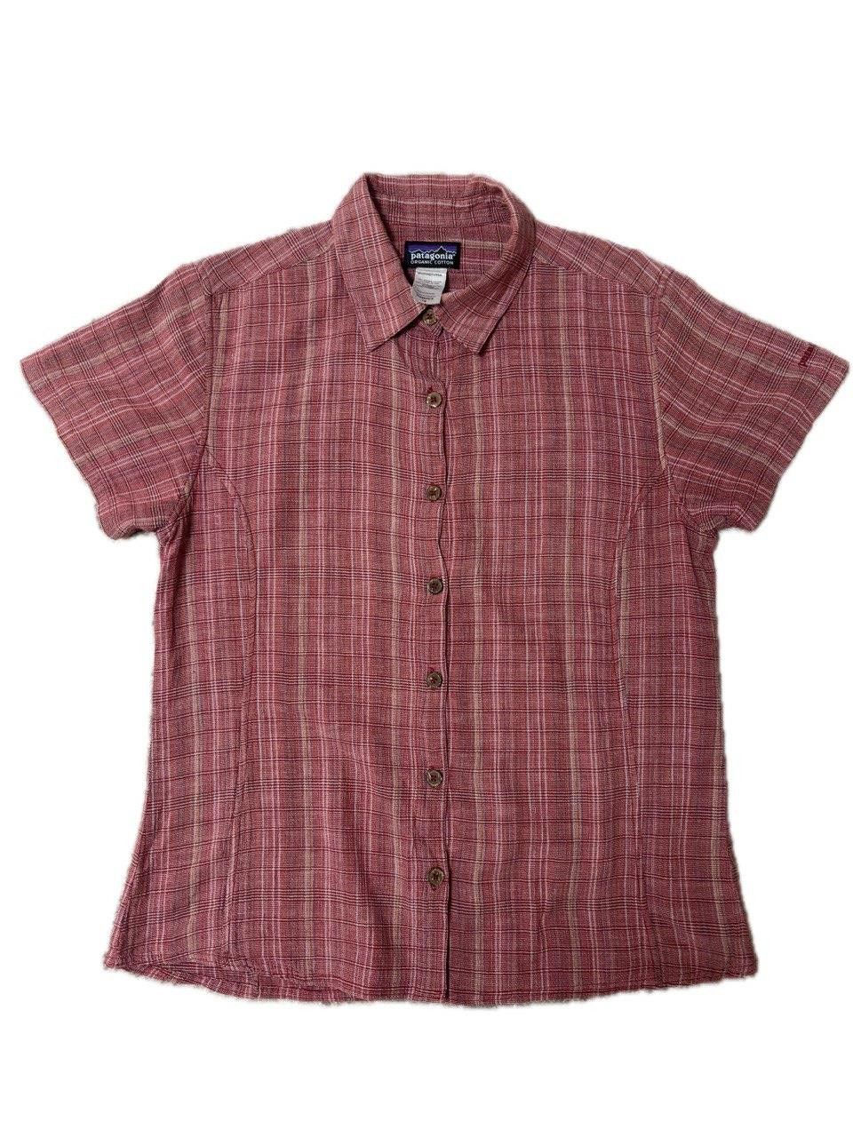 Patagonia Patagonia Women's Short Sleeve Organic Blend Shirt, 10, Red Size L / US 10 / IT 46 - 1 Thumbnail