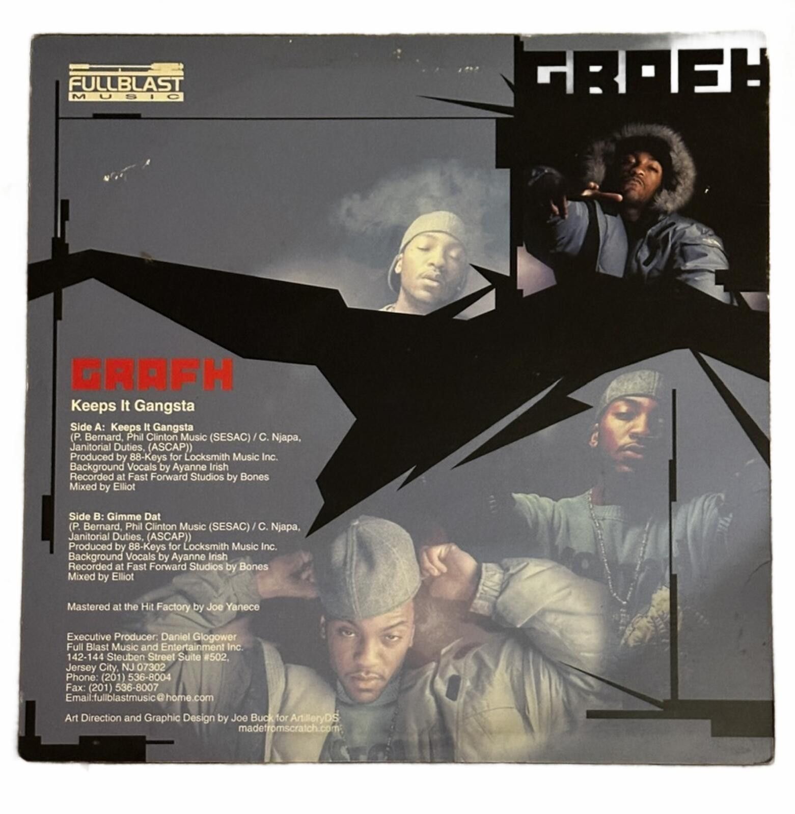 Robert Graham GRAFH Keeps It Gangsta Produced by 88-Keys Vinyl LP Size ONE SIZE - 7 Thumbnail