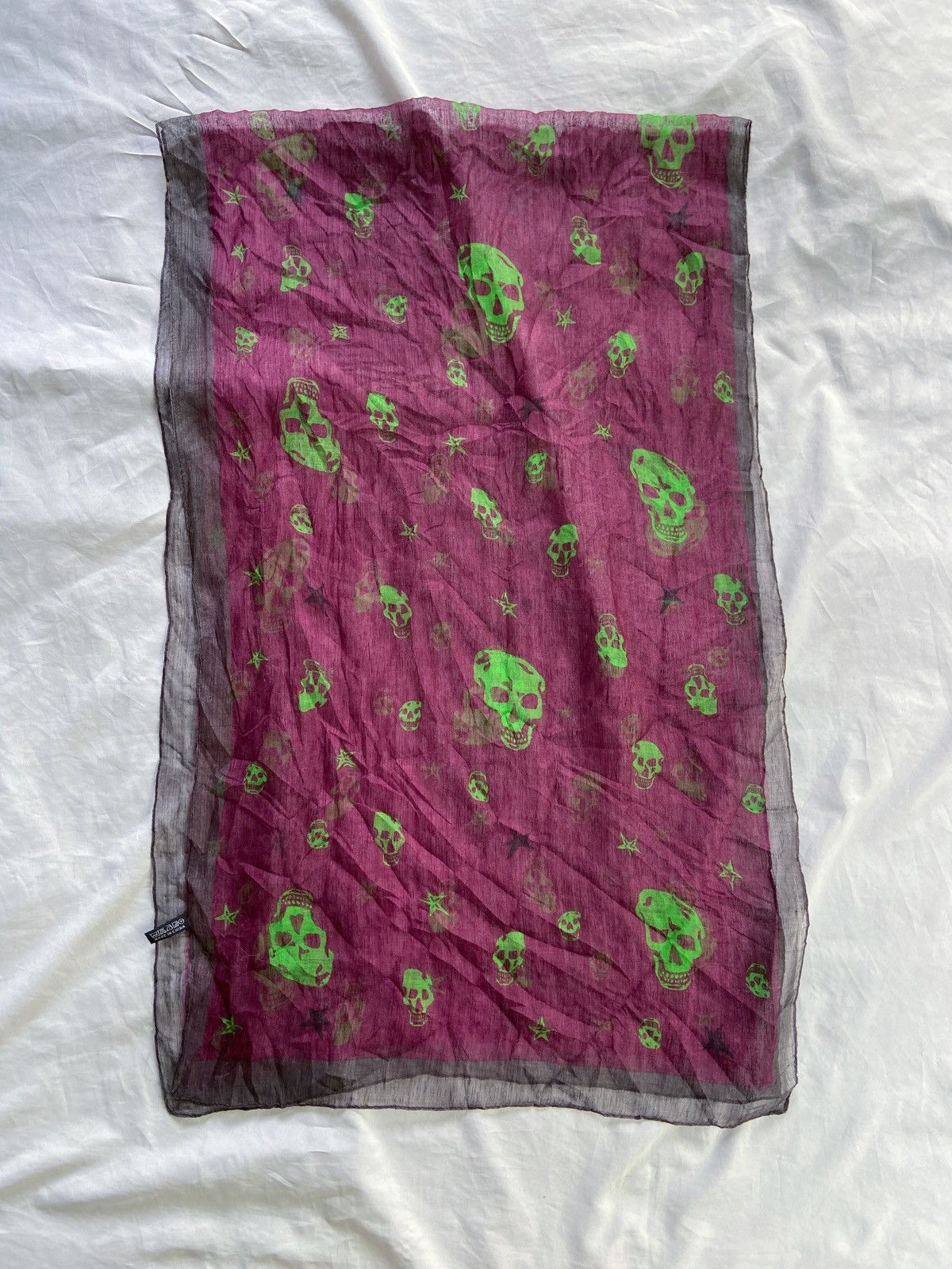 Japanese Brand UKNOWN BRAND SKULL SCARF Size ONE SIZE - 8 Thumbnail