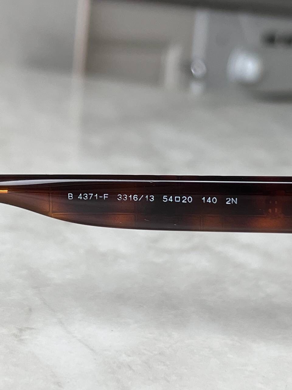 Burberry × Vintage Vintage Burberry '00s Sunglasses Eyewear Y2K Brown B 4371-F Size ONE SIZE - 8 Thumbnail