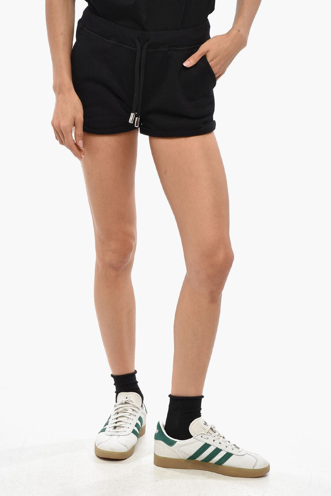 Dsquared2 PAC-MAN Solid Shorts T-FIT with Contrast Print Size 25" / US 0 / IT 36 - 1 Thumbnail