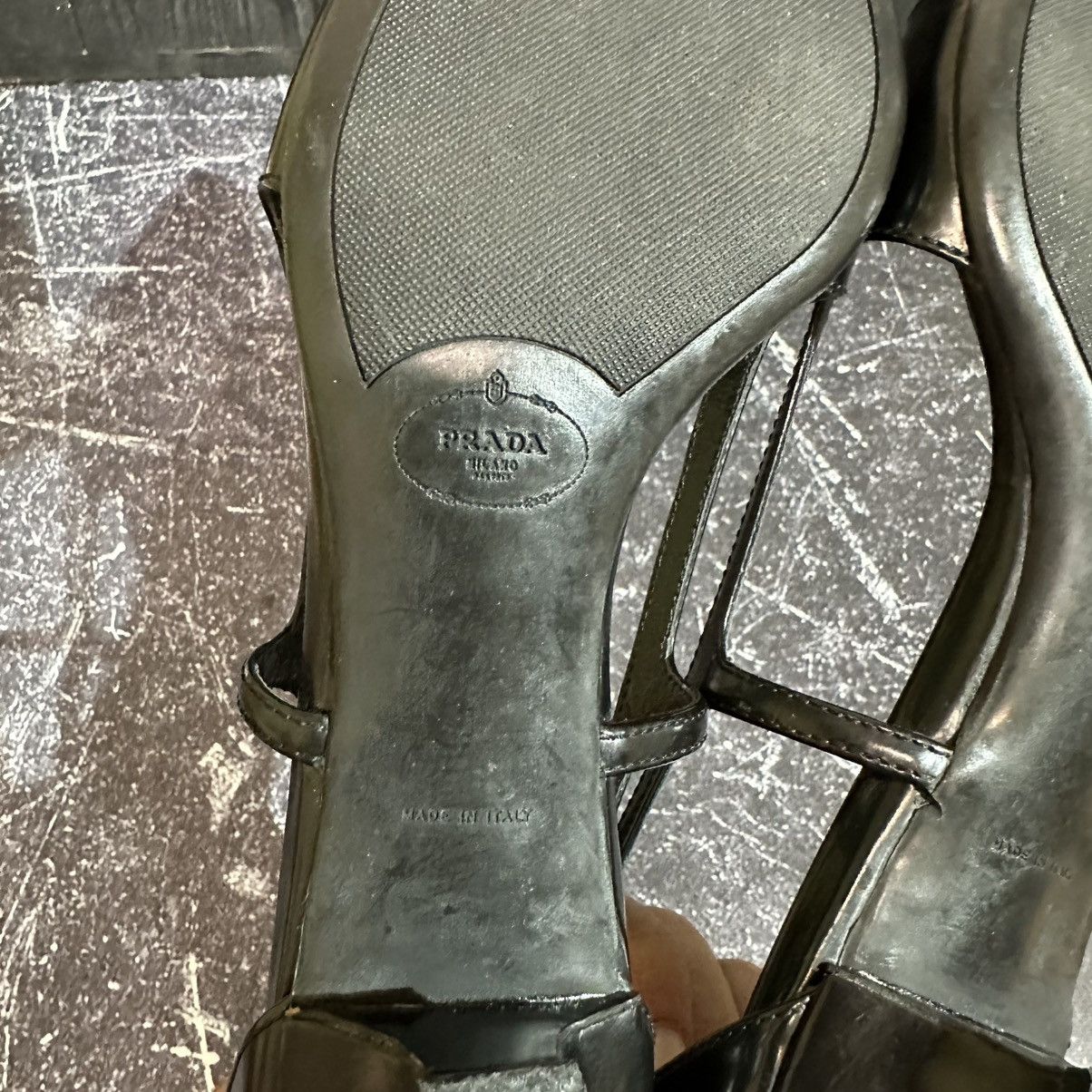 Prada PRADA - Women’s Leather Heels Size 37 Size US 7 / IT 37 - 19 Thumbnail