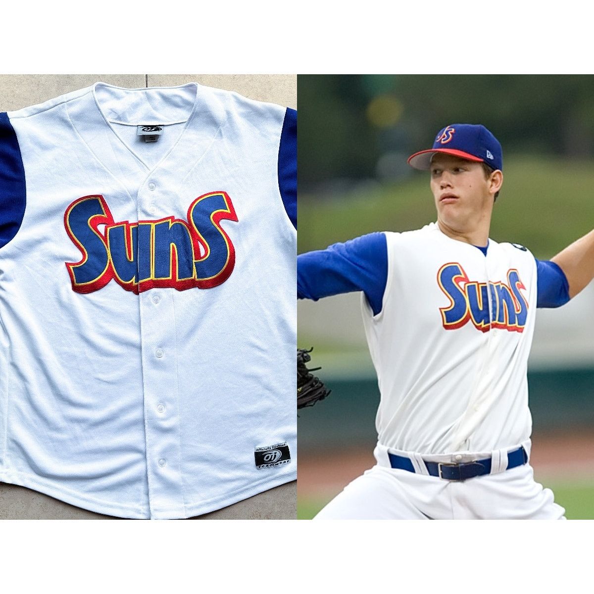 MLB Jacksonville Suns 2000s OT jersey L Kershaw Stanton MiLB vtg Size US L / EU 52-54 / 3 - 1 Thumbnail