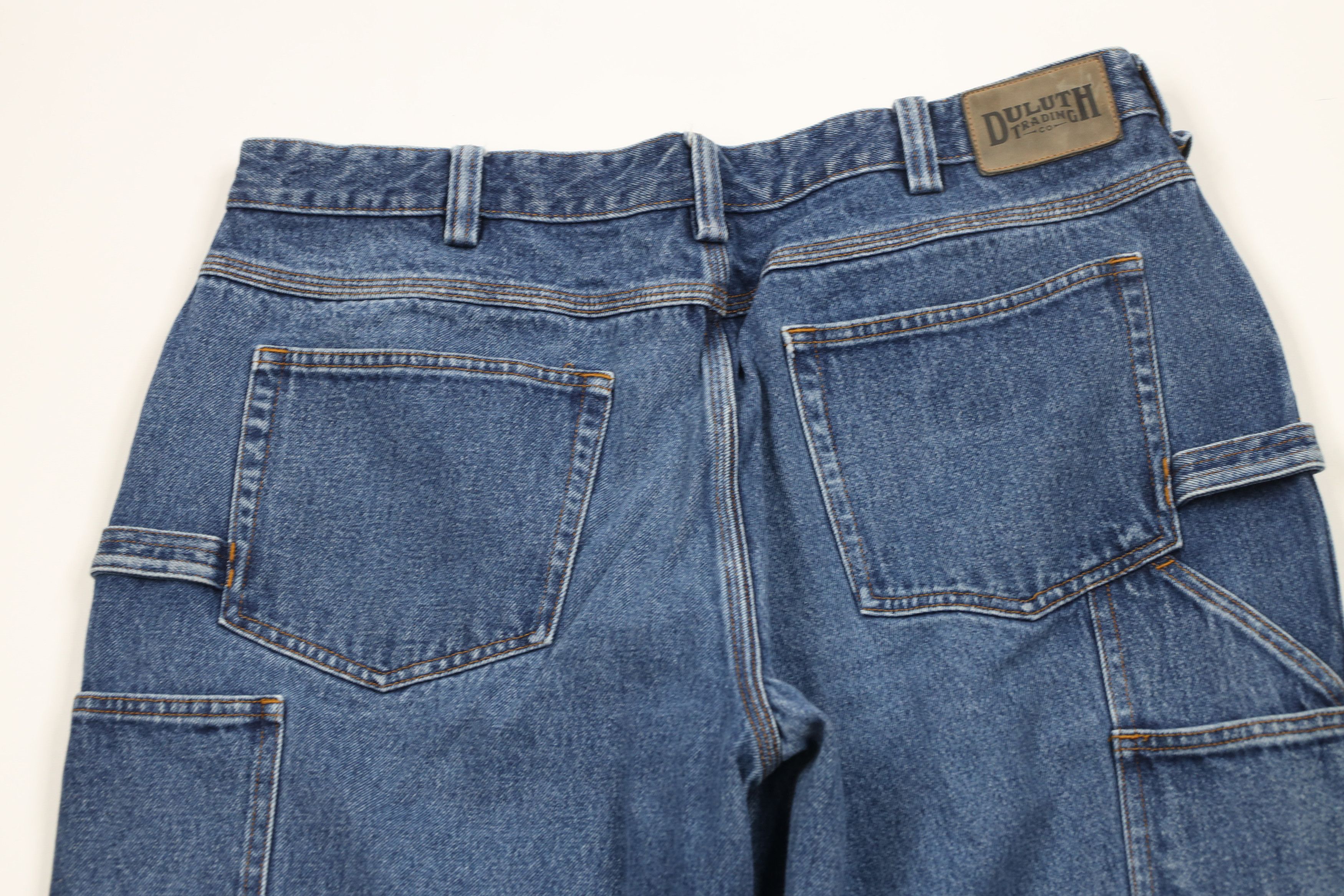 Duluth Trading Company × Vintage Duluth Trading Co Fit Ballroom Carpenter Wide Leg Jeans Size US 38 / EU 54 - 13 Thumbnail