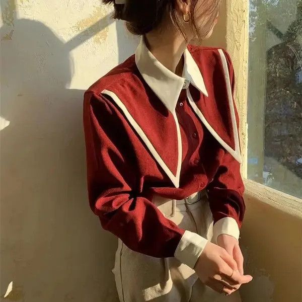 Other Vintage Elegant Shirts Women Chiffon Patchwork Size L / US 10 / IT 46 - 4 Thumbnail