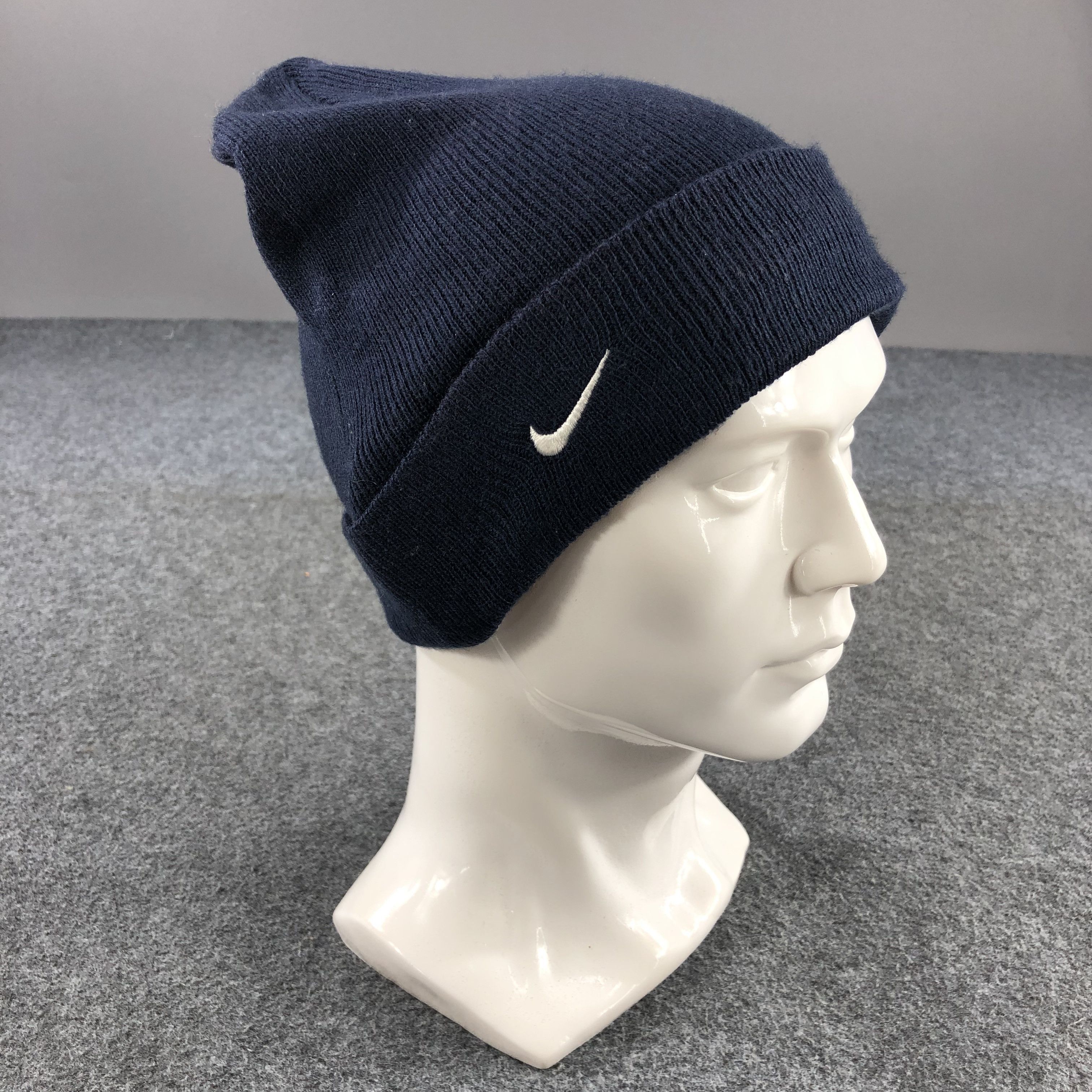 Vintage Nike Swoosh Beanie Snowcap Snow Hat B304 Size ONE SIZE - 1 Thumbnail