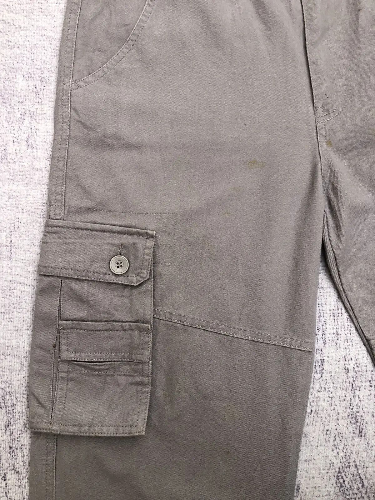 Japanese Brand × Vintage Straight Leg Cargo Pants Loose Bottoms With 6 Pocket Size US 34 / EU 50 - 9 Thumbnail