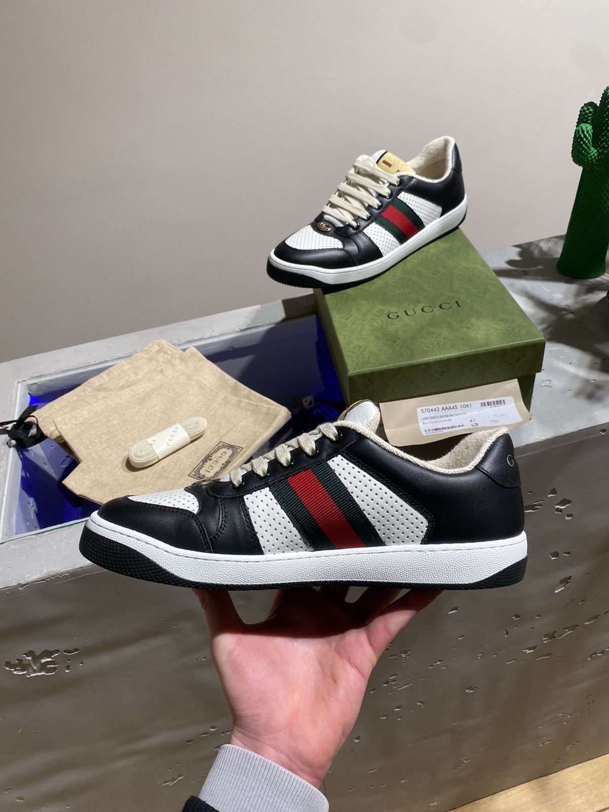 Gucci BNWT Gucci Screener Sneaker Size US 8 / EU 41 - 3 Thumbnail