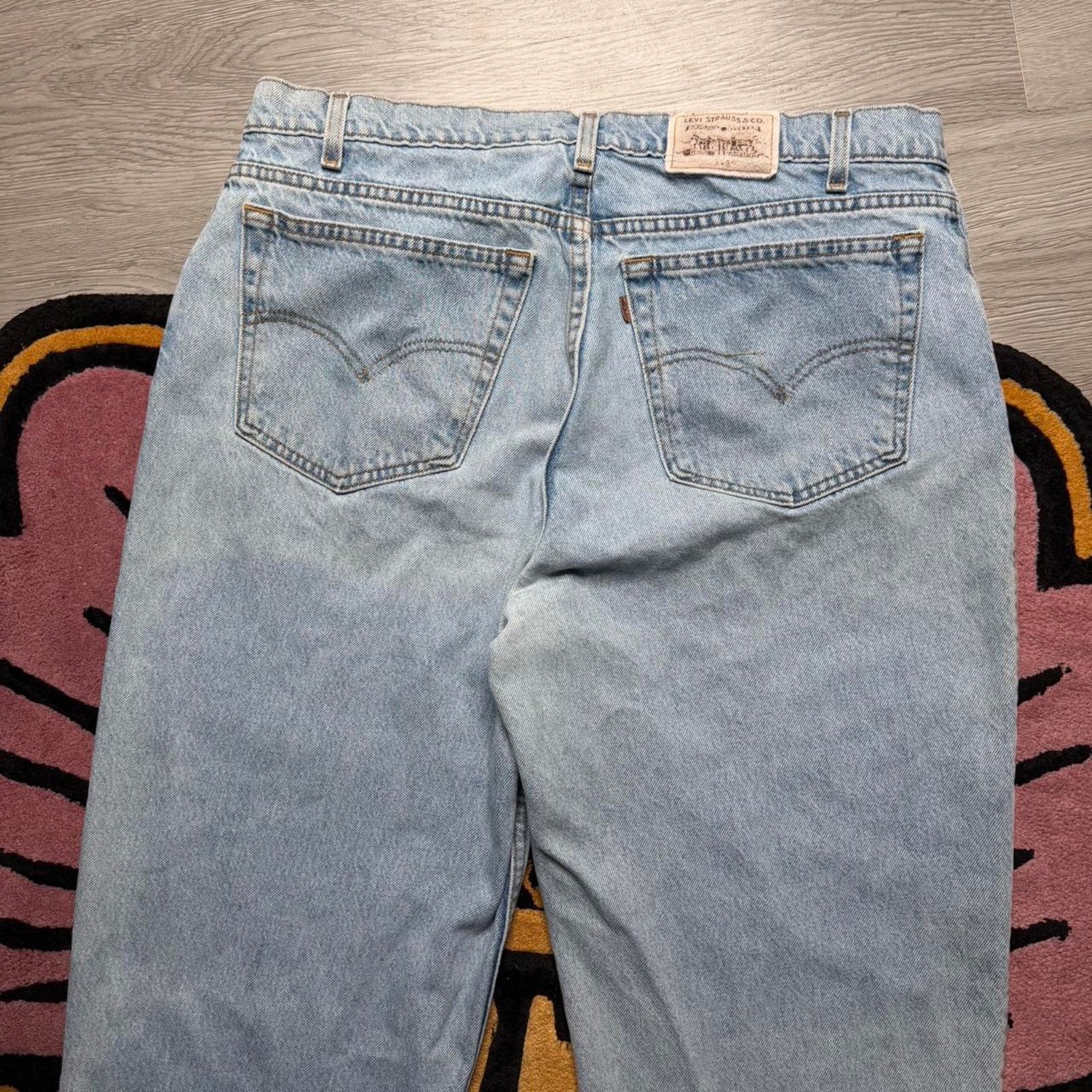 Levi's × Vintage Vintage 90’s Levi’s Strauss 540 Loose Straight Denim Jeans Size US 38 / EU 54 - 8 Thumbnail