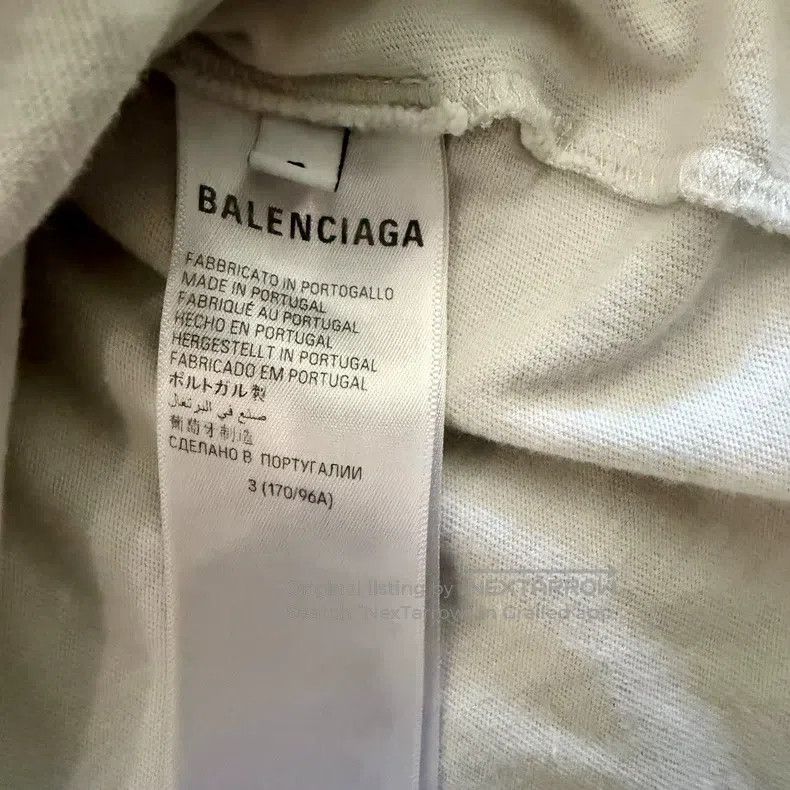Balenciaga Balenciaga Man Utd Short Sleeve Embroidered Logo Off-White Size US L / EU 52-54 / 3 - 4 Thumbnail