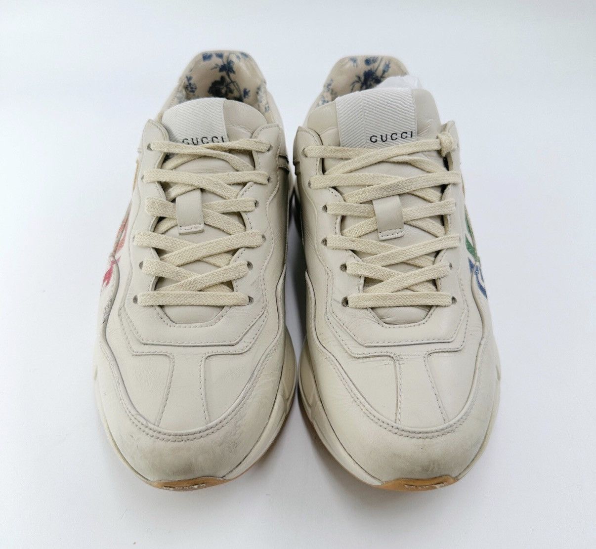 Gucci Gucci Glitter Rainbow Print GG Dad Sneakers K12 Size US 6 / IT 36 - 2 Thumbnail