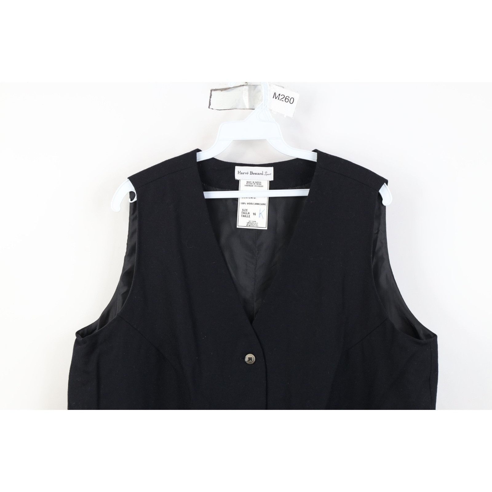 Vintage Vintage 90s Streetwear Womens 16 Distressed Sleeveless Wool Size XXL / US 16-18 / IT 52-54 - 2 Thumbnail