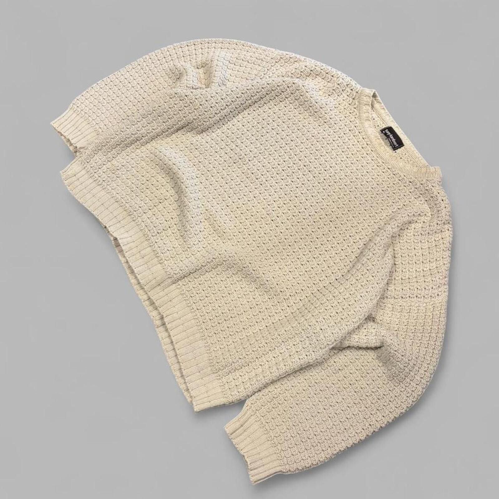 Vintage Vintage 90s Tony Lambert Waffle Knit Size US XL / EU 56 / 4 - 2 Thumbnail
