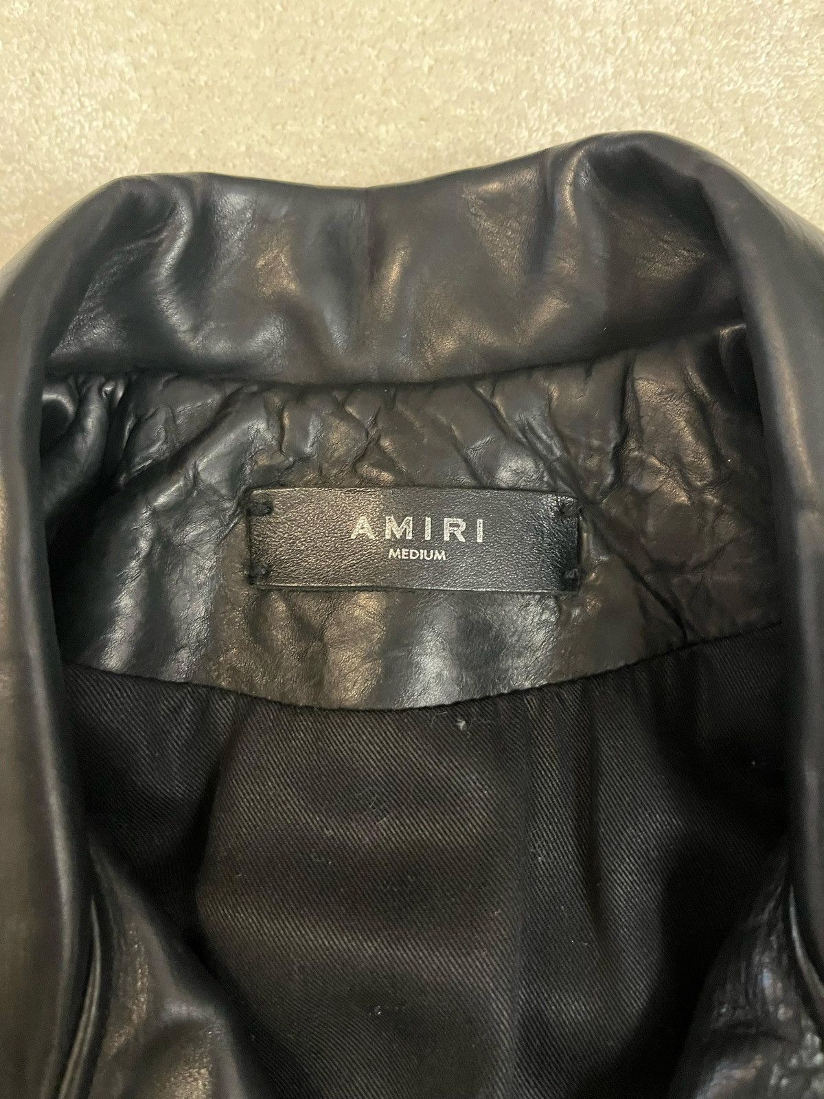 Amiri 💠Amiri💠 BIKER LEATHER JACKET Size US M / EU 48-50 / 2 - 3 Thumbnail