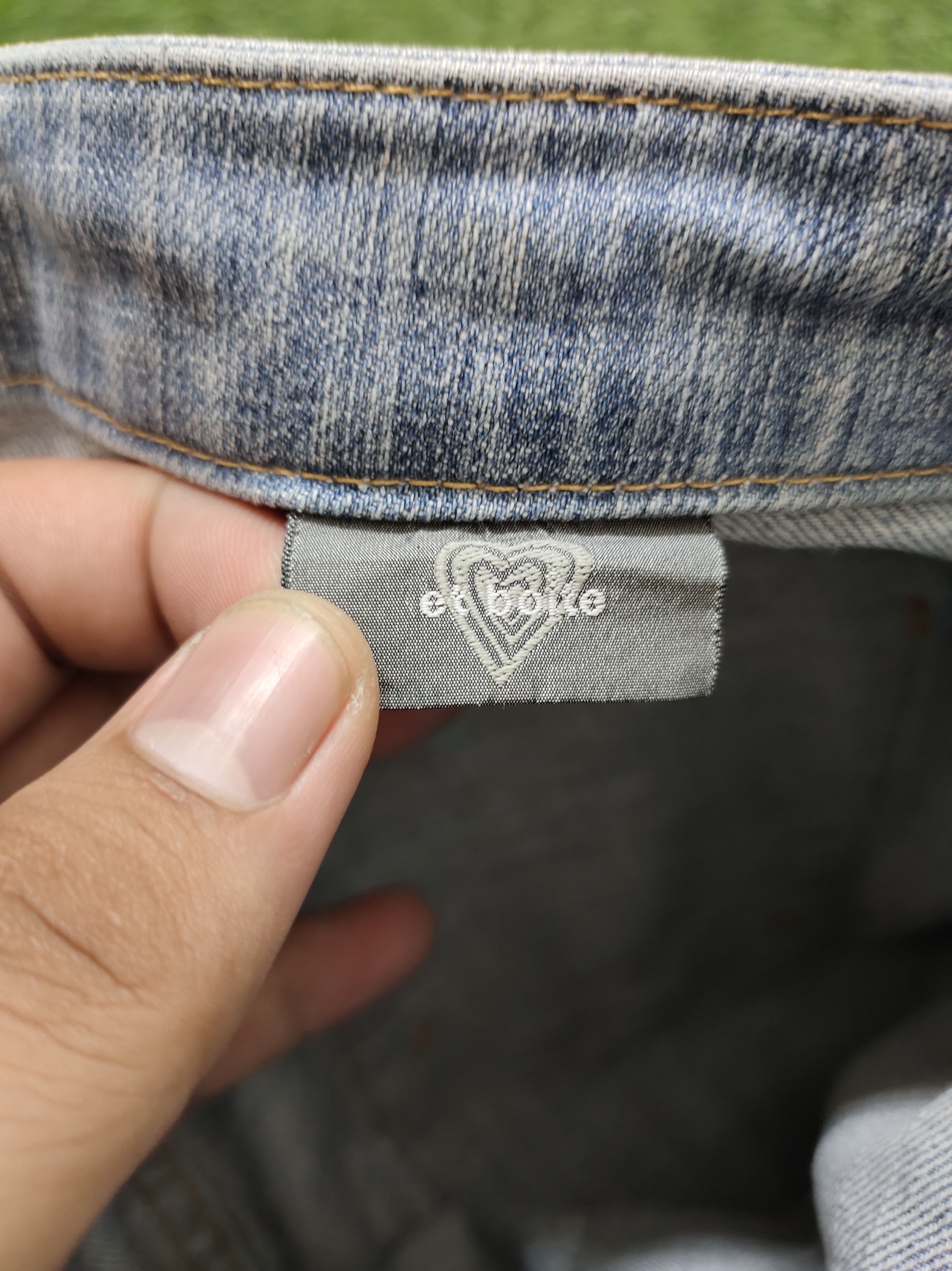 Le Grande Bleu (L.G.B.) Flare Jeans Et Boite Distress Faded Boot Cut Y2k Mudmax Size US 28 / EU 44 - 20 Thumbnail