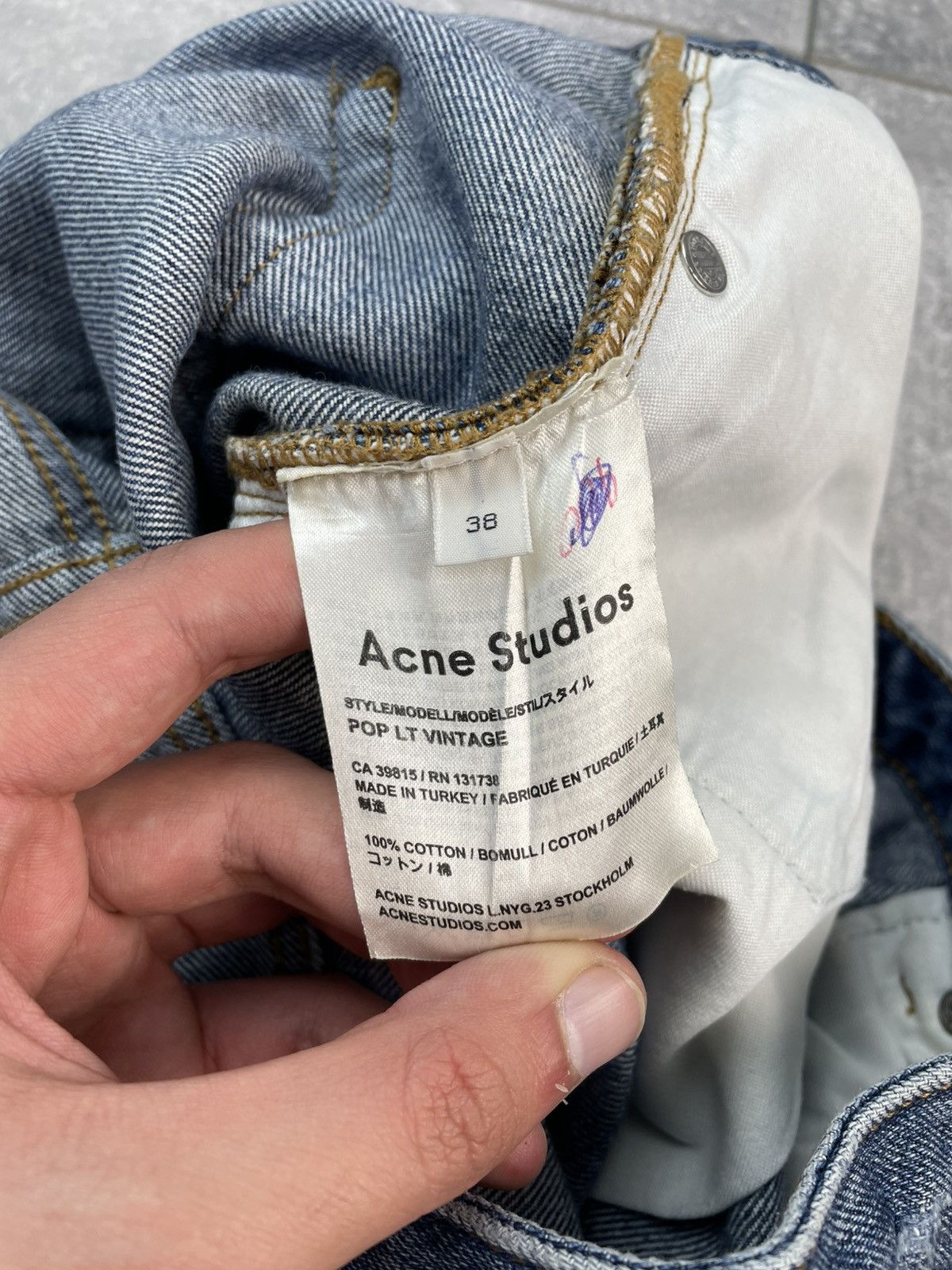 Acne Studios Acne Studios Denim Jeans Size US 30 / EU 46 - 8 Thumbnail