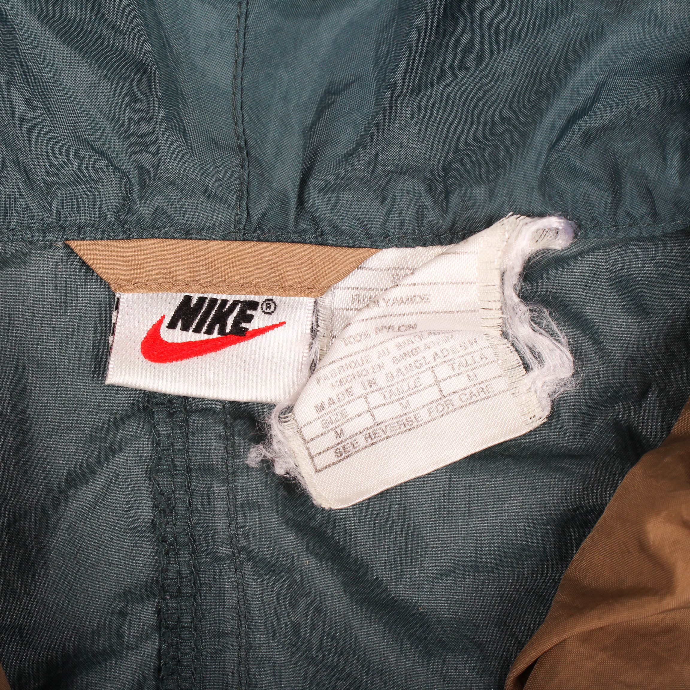 Nike Vintage Nike Anorak Jacket Green Brown Windbreaker Size US M / EU 48-50 / 2 - 11 Thumbnail