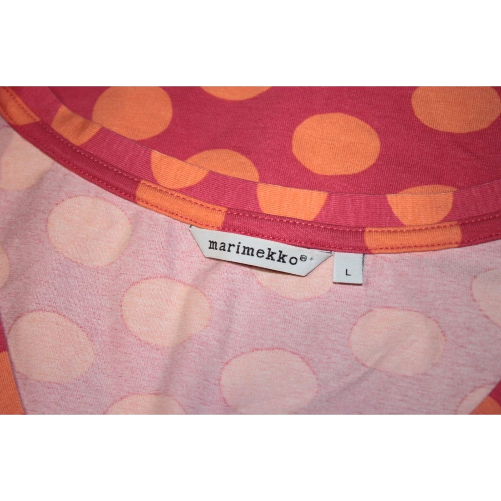 Marimekko Marimekko shirt top womens pink orange L Size L / US 10 / IT 46 - 4 Thumbnail