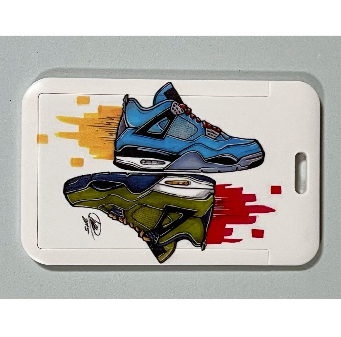 Nike × Vintage Nike Sneakers ID Card Holder Name Tag Case ✨ #nike #sneakers Size ONE SIZE - 2 Thumbnail