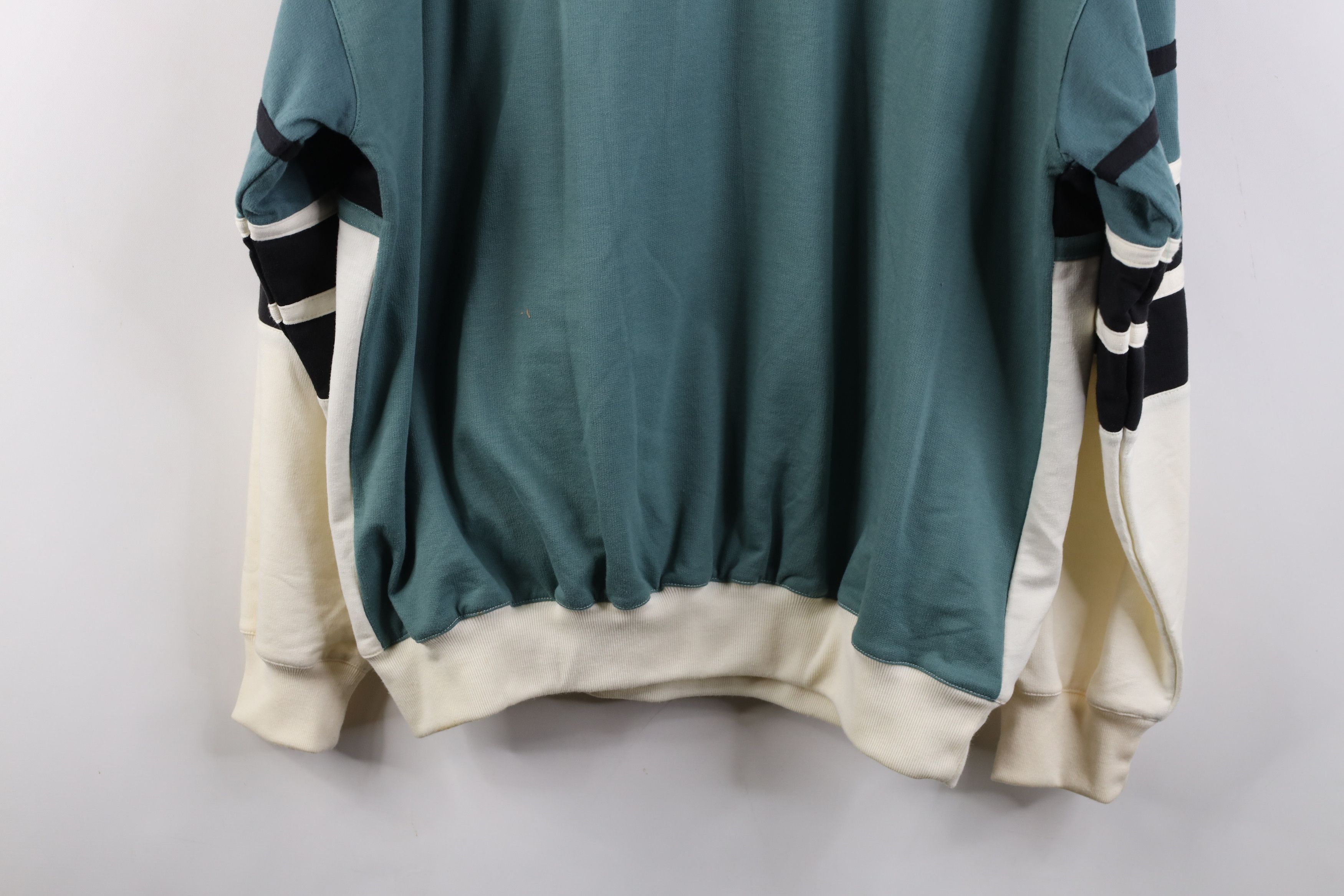 Vintage Vintage 90s Streetwear Block Pullover Long Sleeve Rugby Polo Size US XL / EU 56 / 4 - 14 Thumbnail