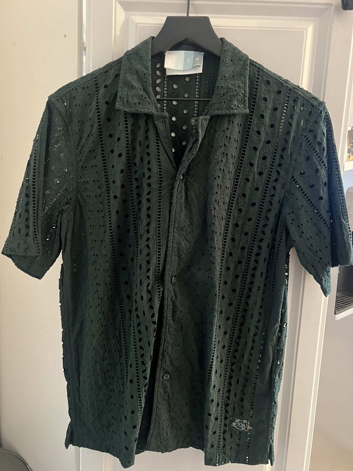 Kith Kith Men’s Lace SHORT SLEEVE button down Size US S / EU 44-46 / 1 - 1 Thumbnail