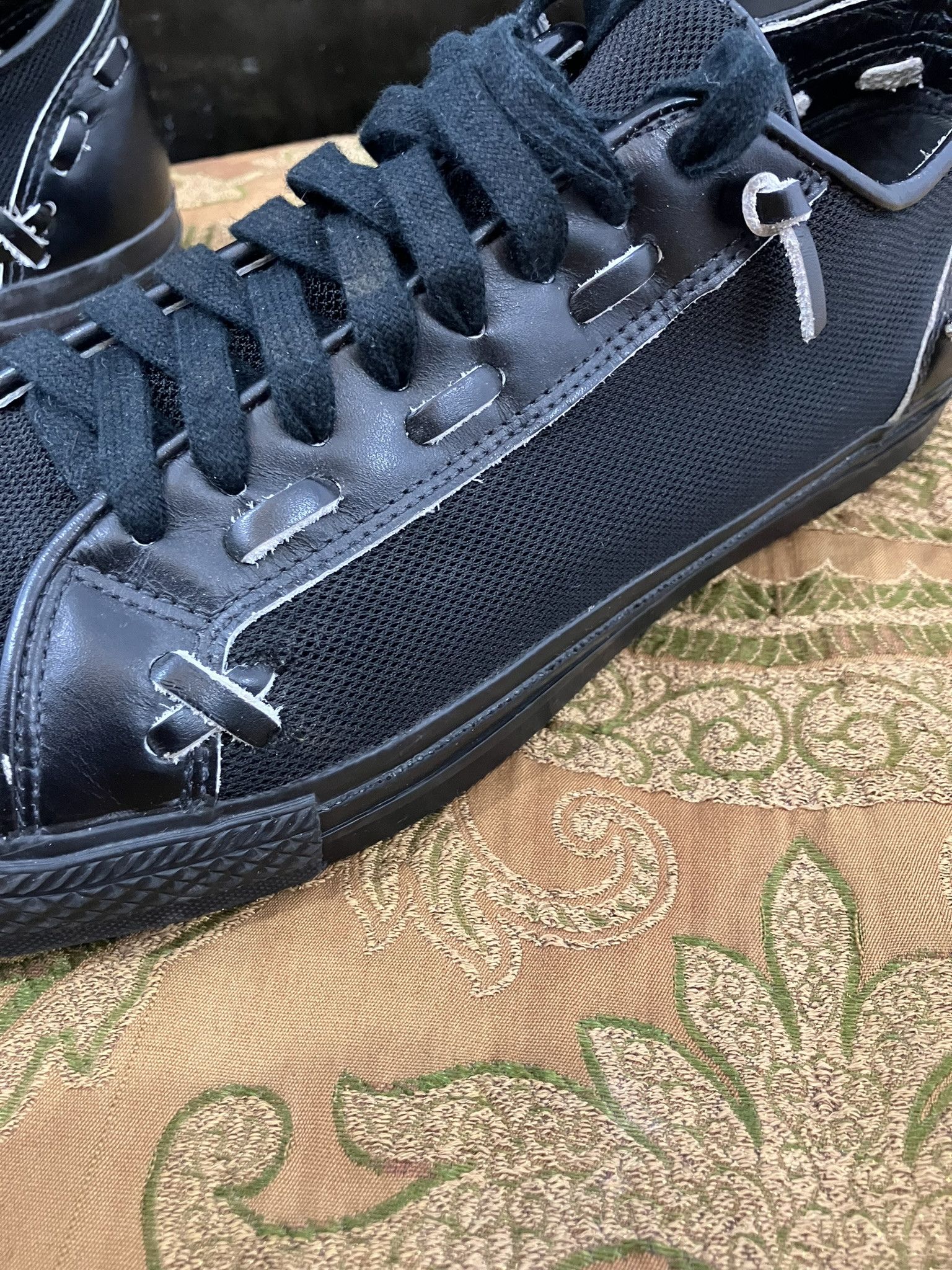Comme des Garcons Comme des Garçons Black Deconstructed Leather | EU 41 Size US 11 / IT 41 - 3 Thumbnail