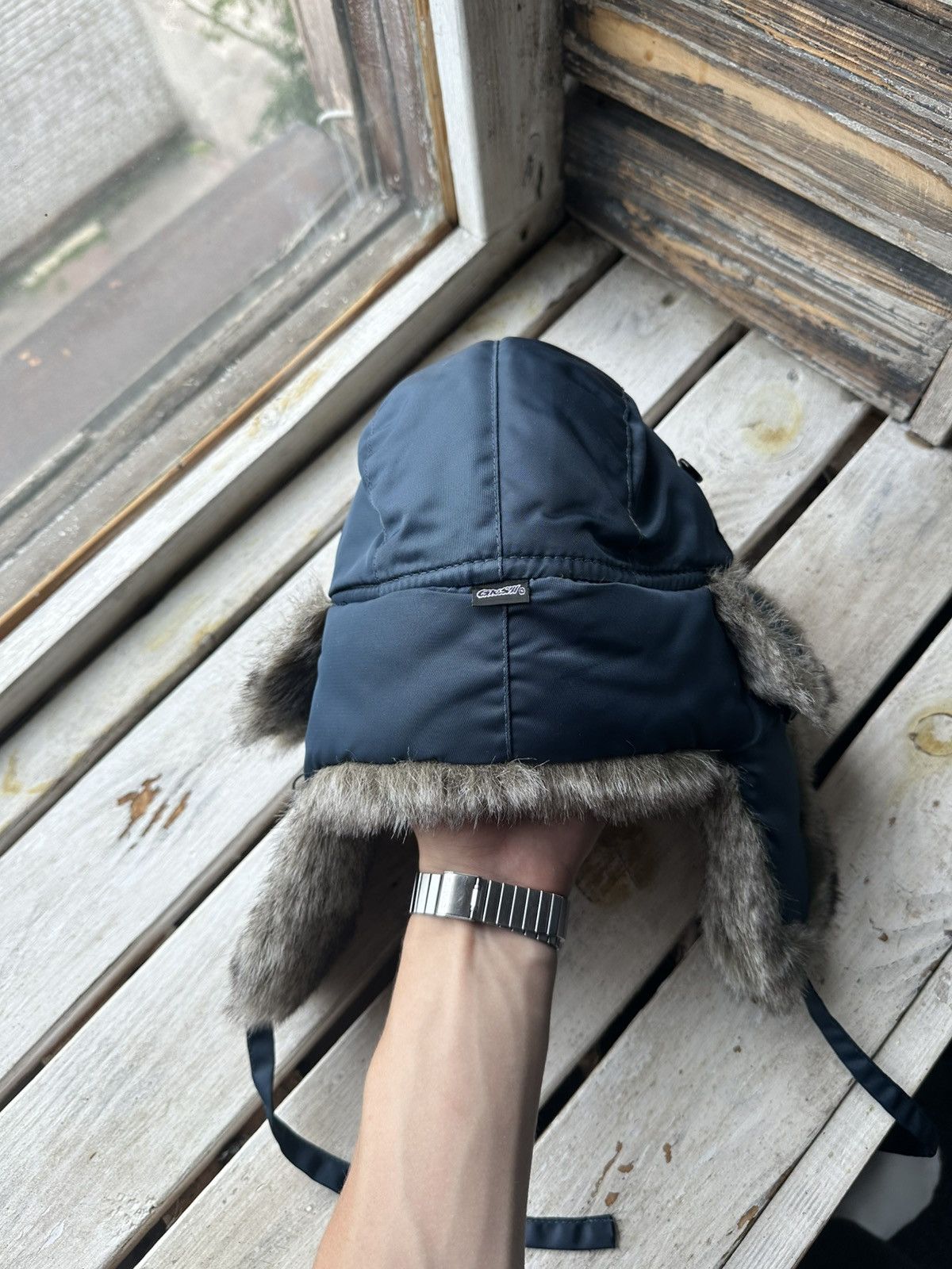Vintage 🚨Y2K HYPE FUZZY MOHAIRE AVIATOR USHANKA HAT bubble Size ONE SIZE - 3 Thumbnail