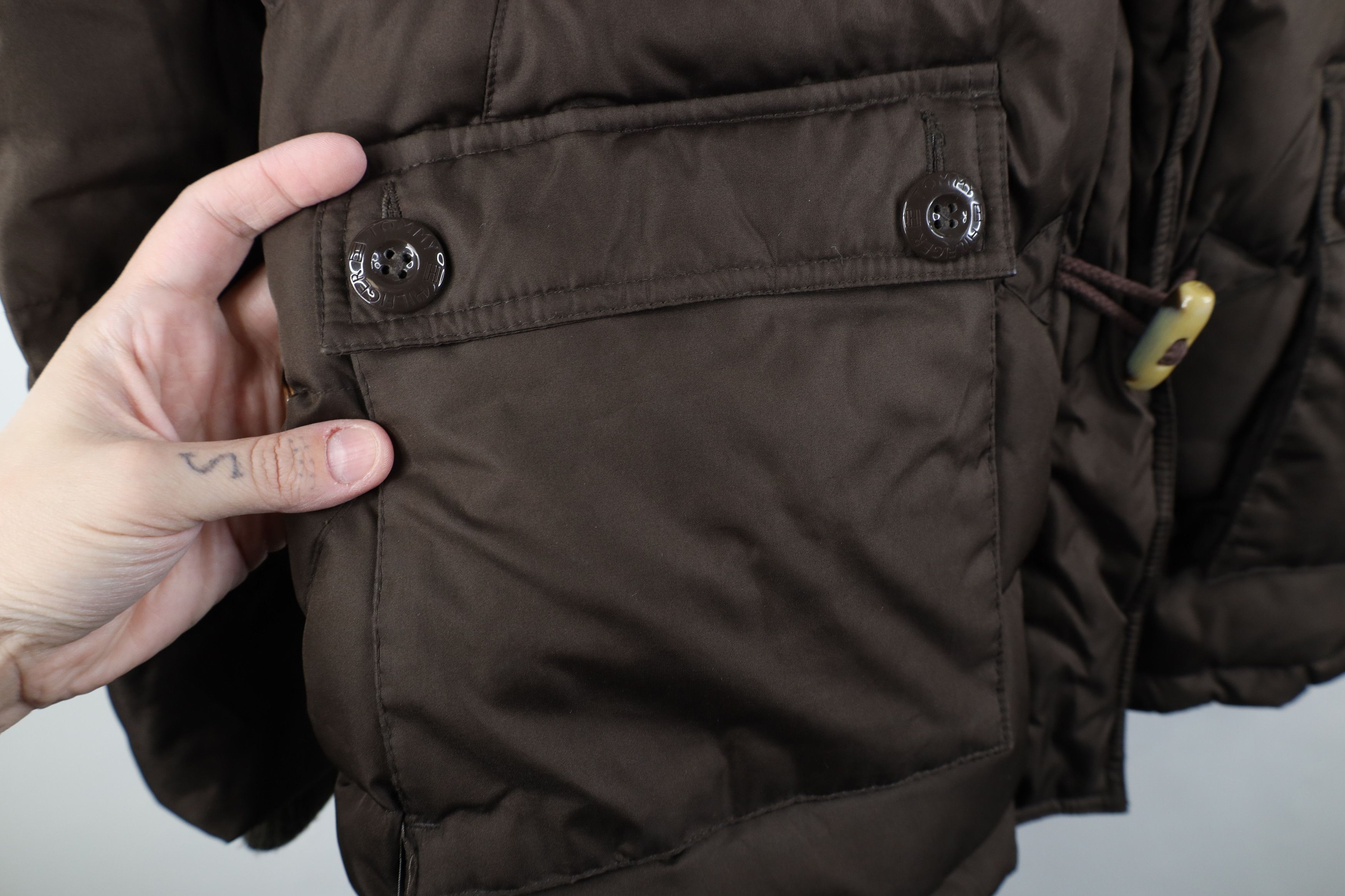 Tommy Hilfiger Vintage Y2K Babydoll Tommy Hilfiger Duck Down Puffer Jacket Size L / US 10 / IT 46 - 5 Thumbnail