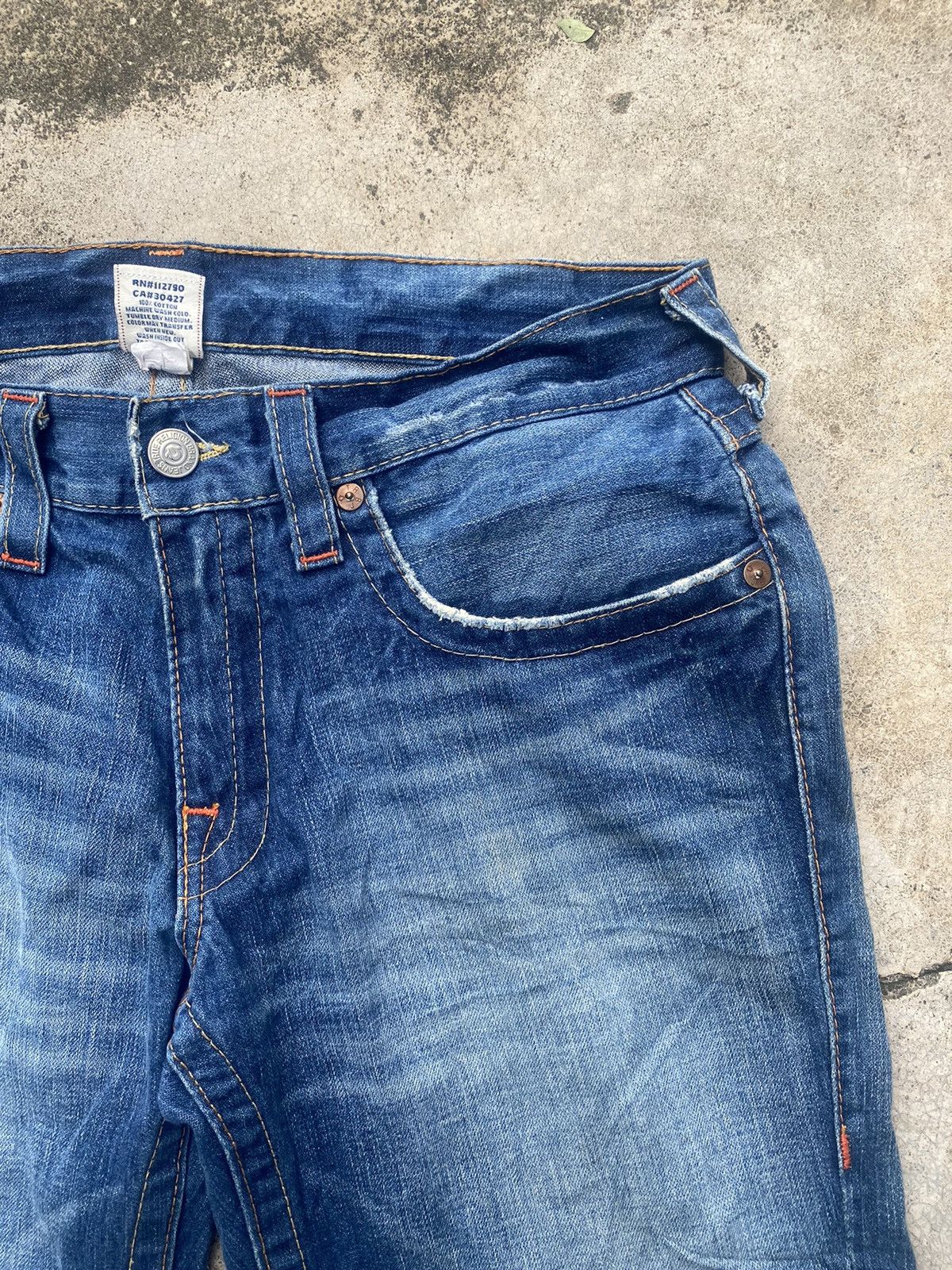 If Six Was Nine × Japanese Brand × True Religion True Religion Straight Cut Jeans Size US 37 - 3 Thumbnail