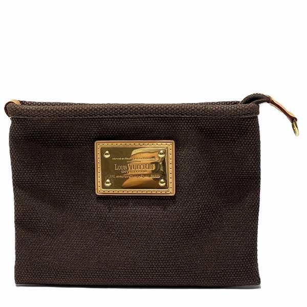 Louis Vuitton Louis Vuitton Antigua Pochette Plat PM M40069 Clutch Canvas Clutch Bag M40069 in Good Condition