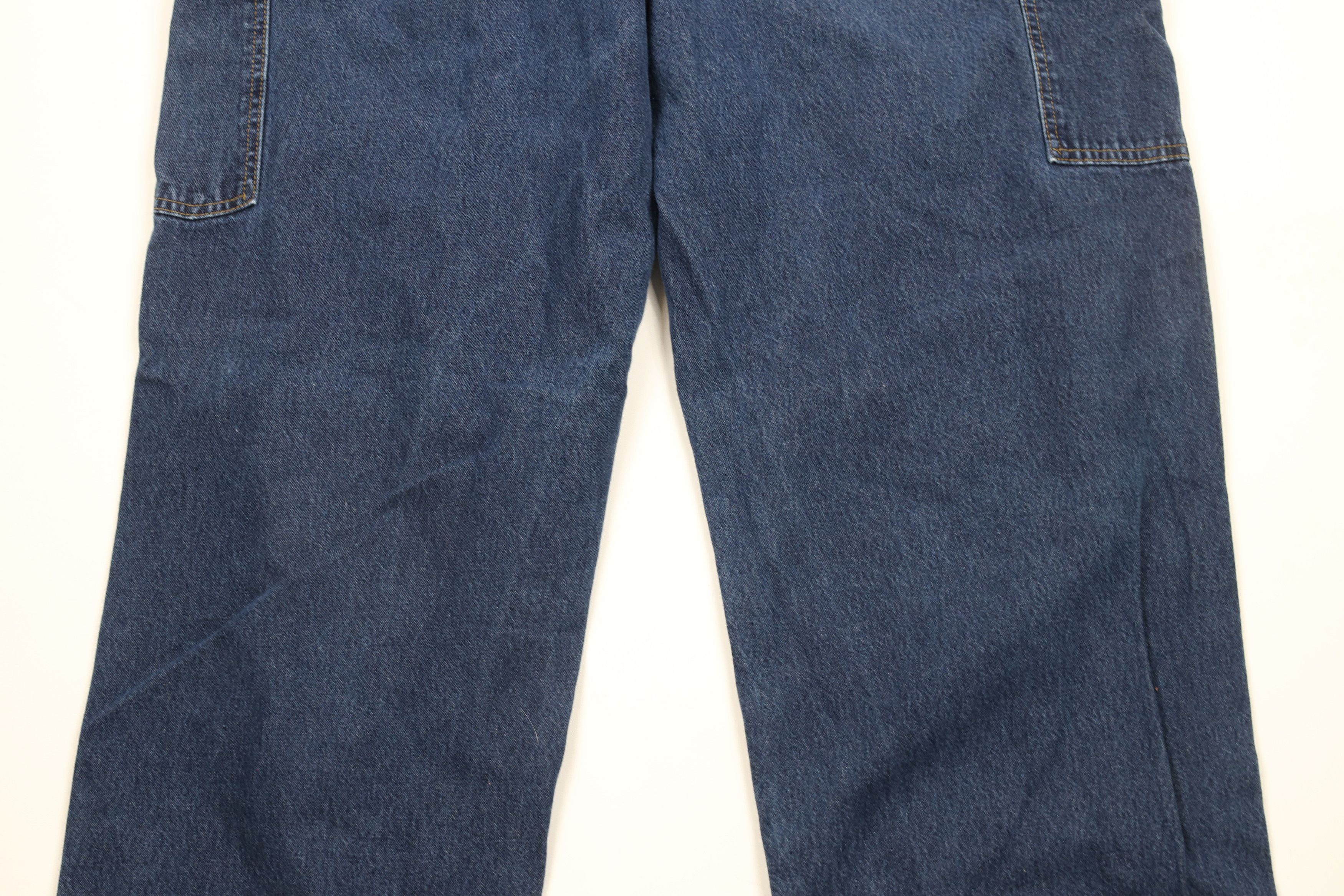 Carhartt × Vintage Vintage Y2K 2004 Carhartt Spell Out Wide Leg Dungaree Jeans Size US 40 / EU 56 - 10 Thumbnail