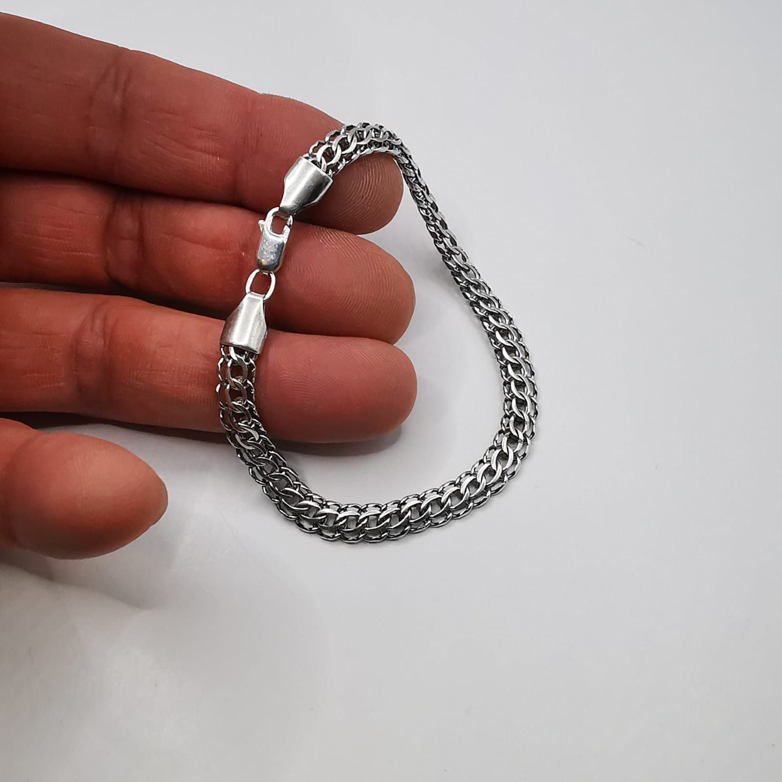 Sterling Silver Vintage Bracelet Jewelry,925 Sterling Silver 9,71g Size ONE SIZE - 6 Thumbnail