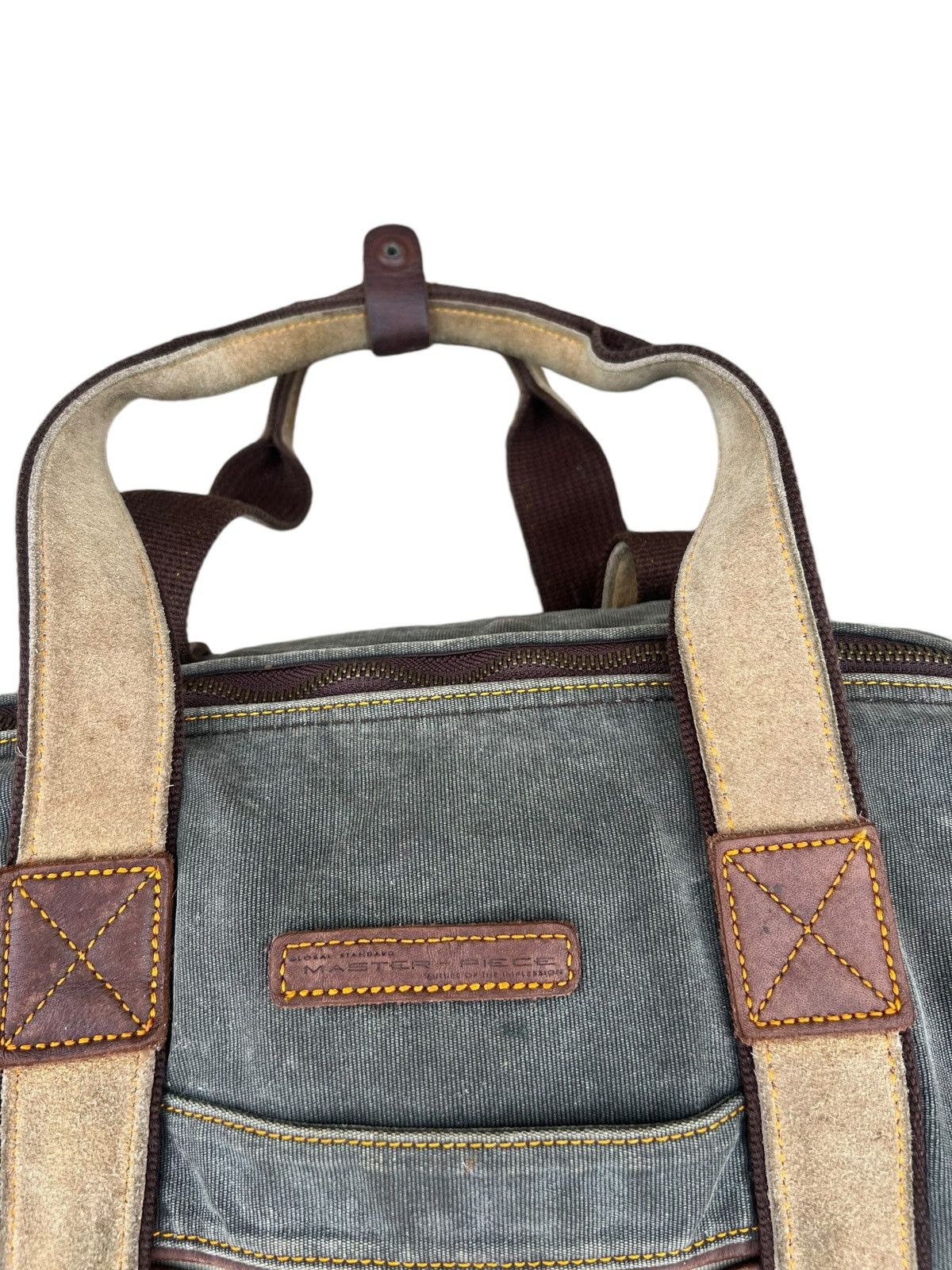 MasterPiece Vintage Masterpiece Japan Sun Fade Distressed Boston Bag Size ONE SIZE - 8 Thumbnail