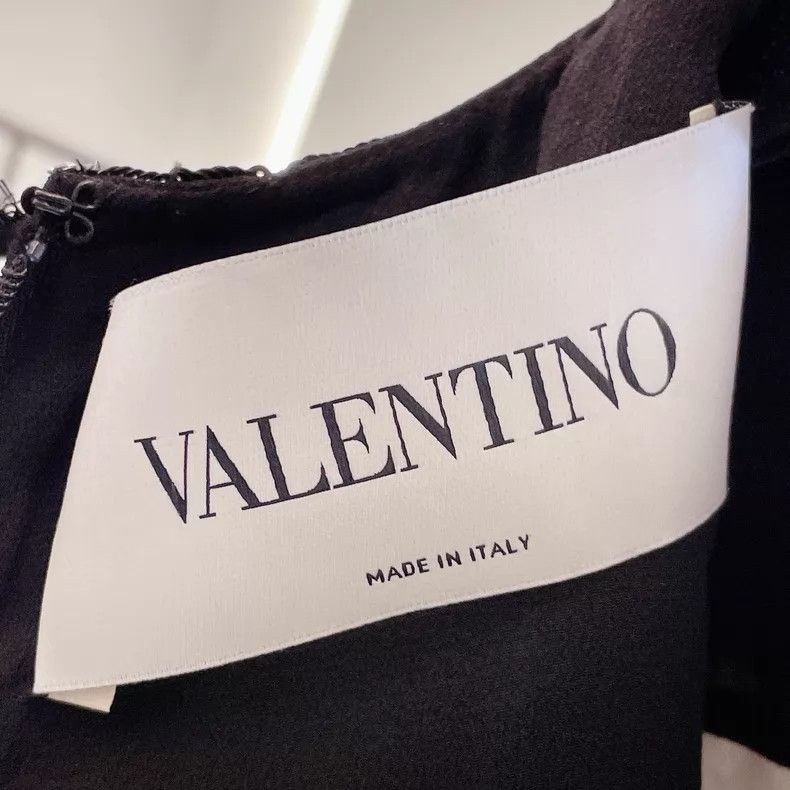 Valentino Valentino Black and white color-blocked dress skirt Size M / US 6-8 / IT 42-44 - 7 Thumbnail