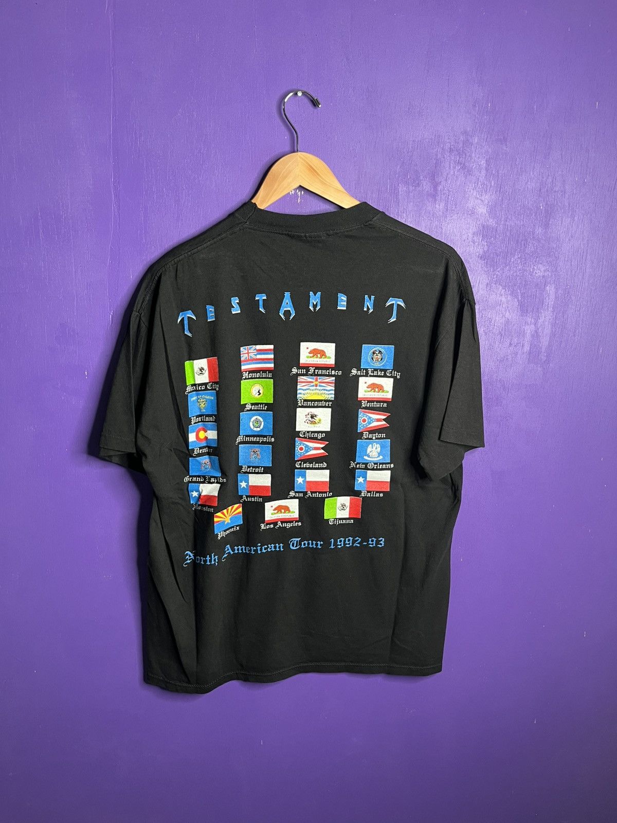 Band Tees × Vintage Vintage 1992 Testament North American tour t-shirt Size US L / EU 52-54 / 3 - 2 Thumbnail