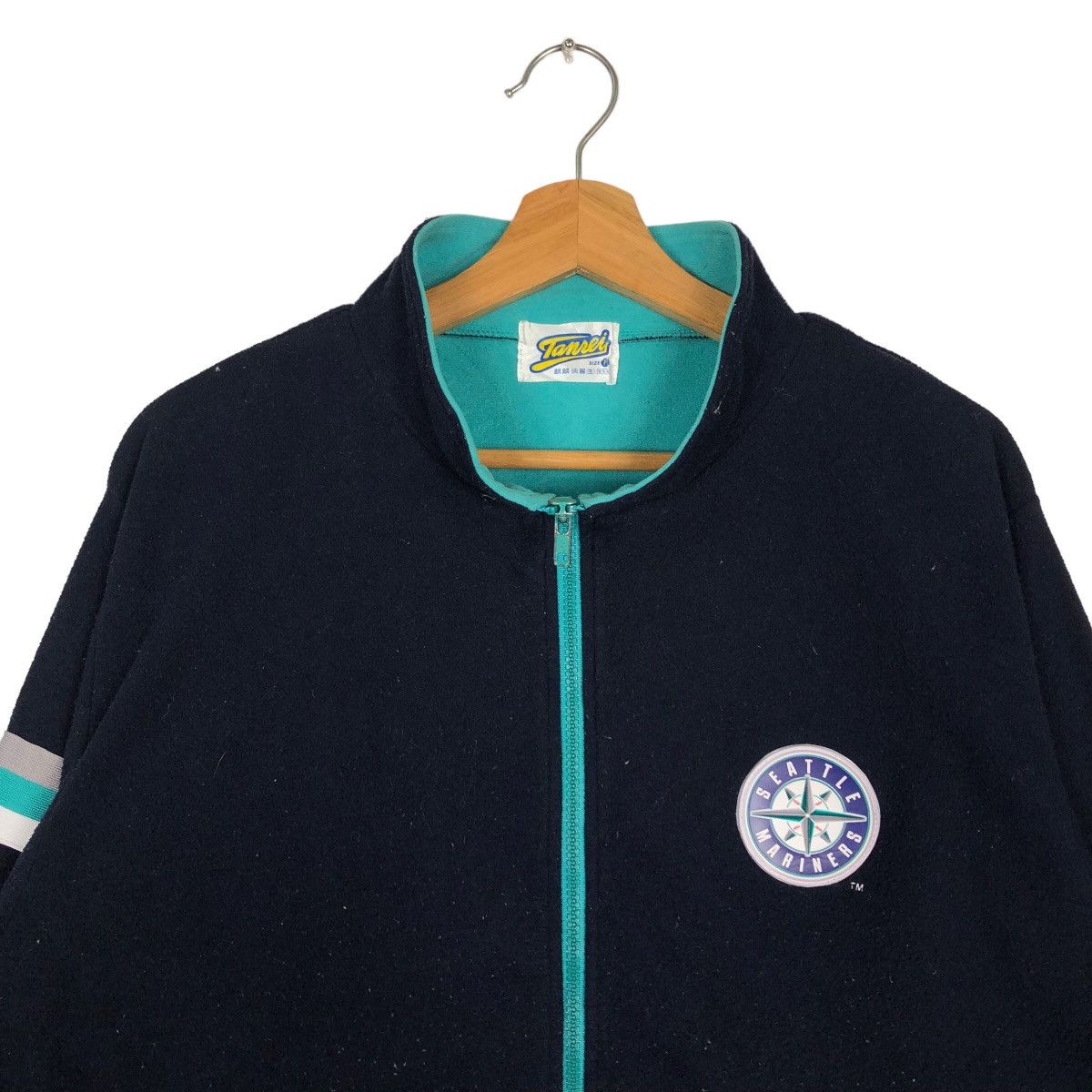 Japanese Brand 🔥Vintage Fleece Jacket Seattle Marines Big Logo Size US M / EU 48-50 / 2 - 3 Thumbnail