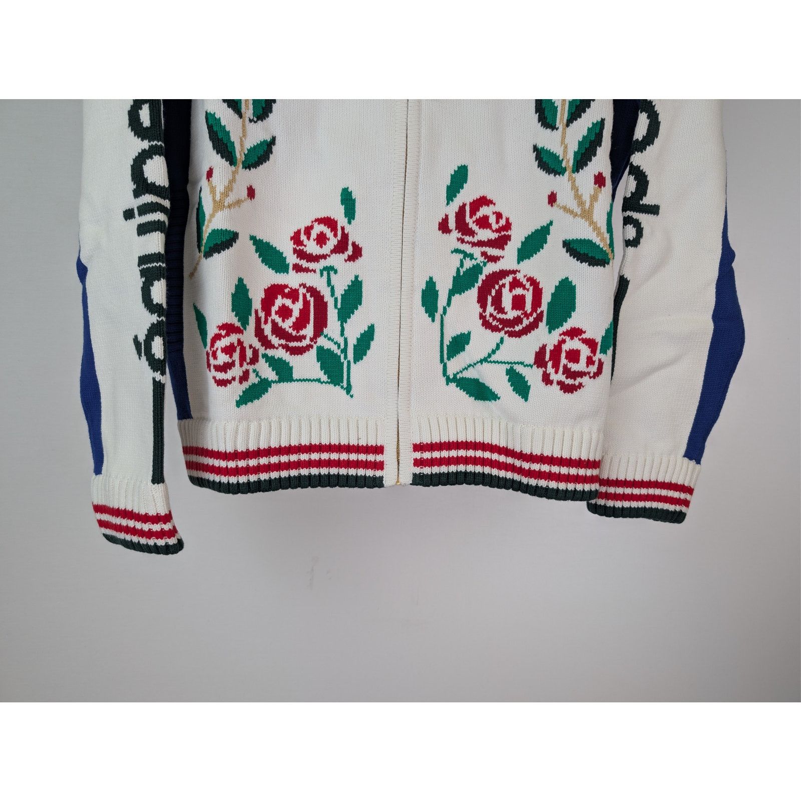 Casablanca o1rshd1 Laurel Intarsia Knit Jacket in Multi Size US XL / EU 56 / 4 - 4 Thumbnail