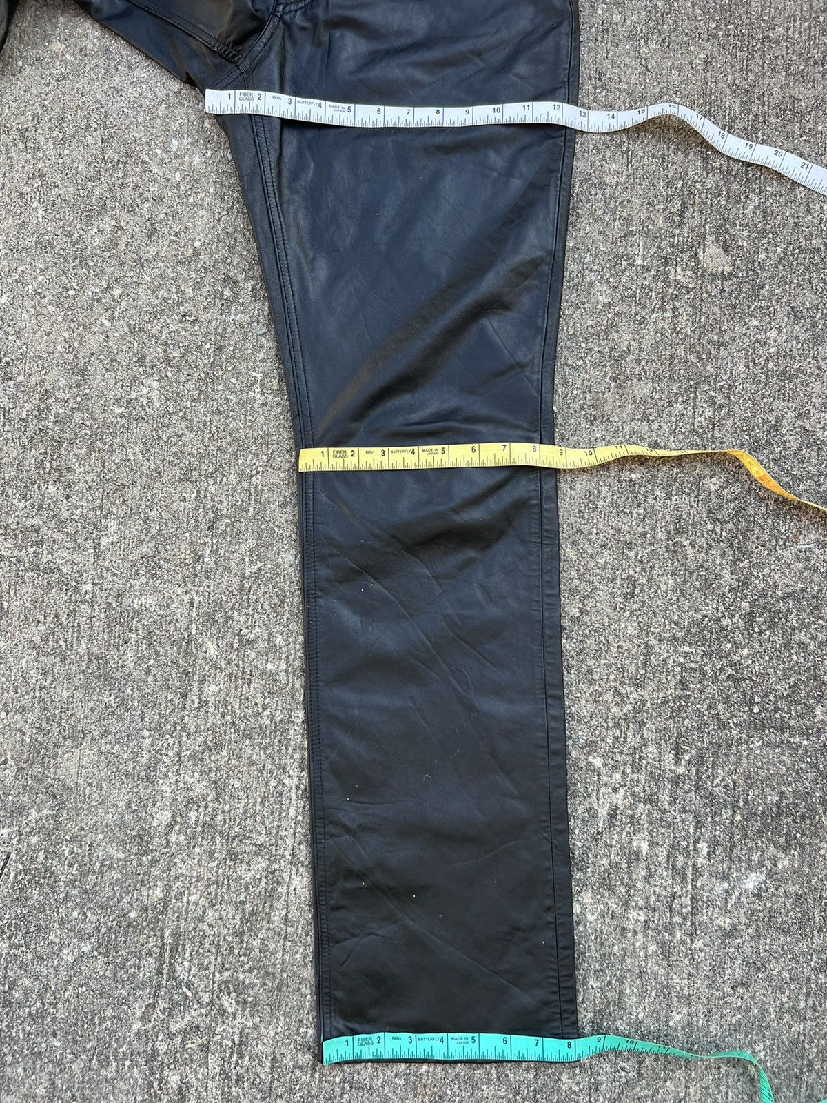 Japanese Brand × Vintage Vintage Charing Flam Japan Sheep Leather Jeans Pant Size US 32 / EU 48 - 23 Thumbnail
