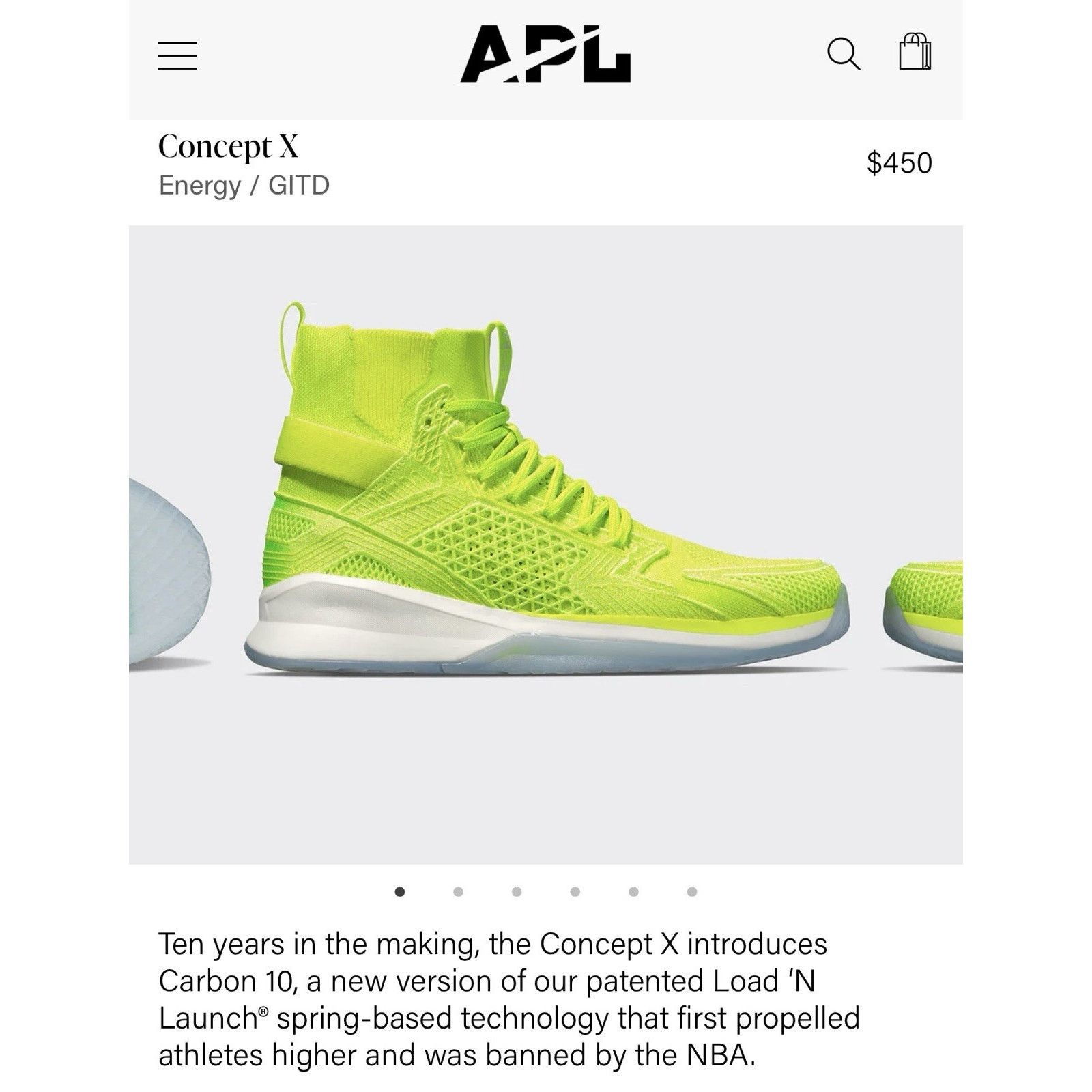 APL APL Concept X Green Basketball Shoes Size 12 Sneakers Size US 12 / EU 45 - 2 Thumbnail