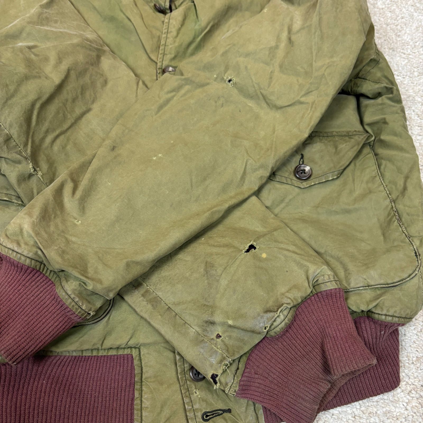 Polo Ralph Lauren 90s Polo Ralph Lauren Equestrian Waxed Oiled A-1 Bomber M Size US M / EU 48-50 / 2 - 12 Thumbnail
