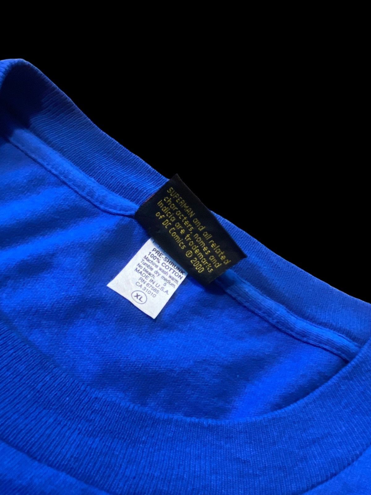 Vintage × Warner Bros Vintage Superman Men’s XL DC Comics T-Shirt Y2K 2000 Size US XL / EU 56 / 4 - 4 Thumbnail