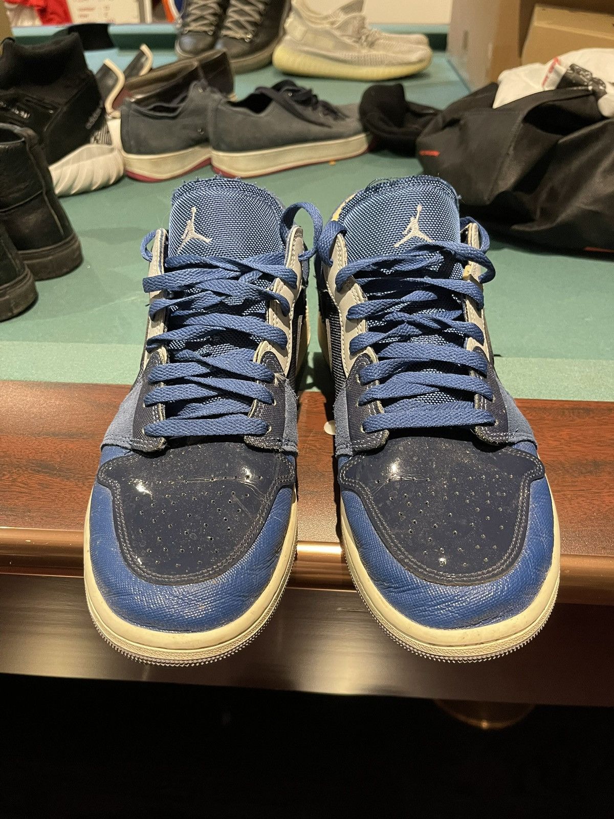 Air Jordan Men's 1 Low SE Craft Obsidian Blue