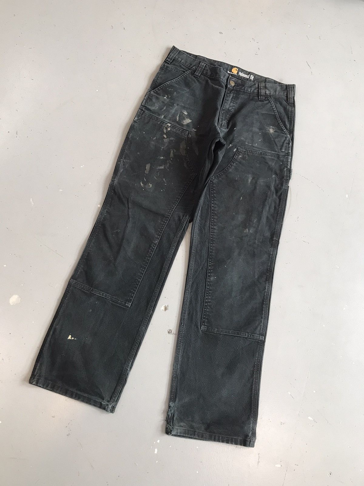 Carhartt × Vintage Vintage Carhartt BLK double knee denim Size US 32 / EU 48 - 2 Thumbnail