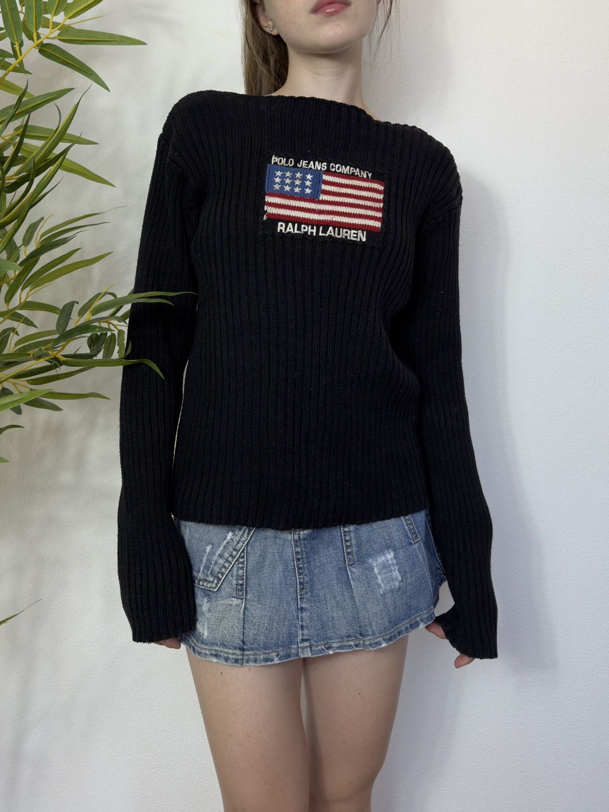 Ralph Lauren Sport 1990s RALPH LAUREN RIBBED SWEATER Size M / US 6-8 / IT 42-44 - 2 Thumbnail