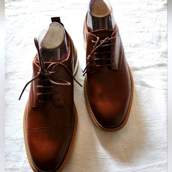 Ecco Ecco ST. 1 Hybrid Derby Cognac Sz. 7-7.5 Shoe Size US 7 / EU 40 - 2 Thumbnail