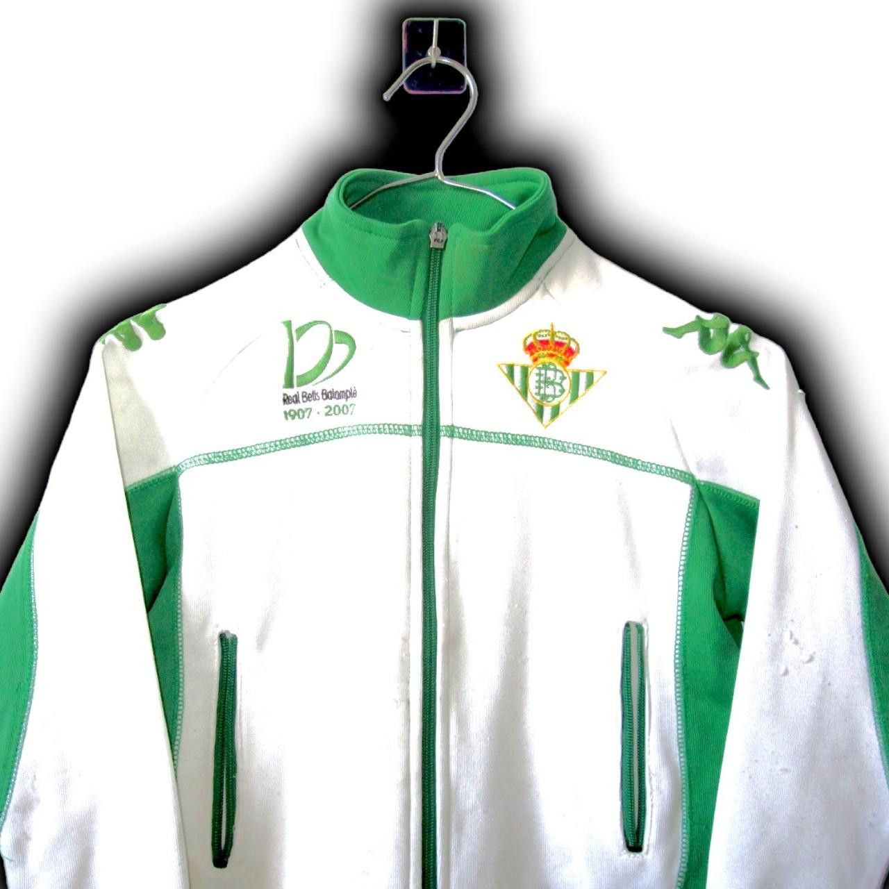Kappa Real Betis Spain 2007 2008 Home Shirt Jersey jacket Size US XS / EU 42 / 0 - 1 Thumbnail