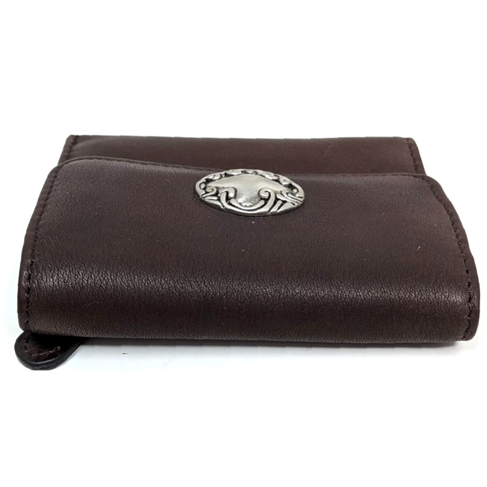 Vintage VINTAGE Princess Gardner Genuine Leather Brown ID Credit Card Coin Purse Wallet Mens Womens Girls Boys per item Size ONE SIZE - 4 Thumbnail